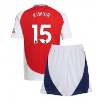 Maglie da calcio Arsenal Jakub Kiwior #15 Prima Maglia Bambino 2024-25 Manica Corta (+ Pantaloni corti)